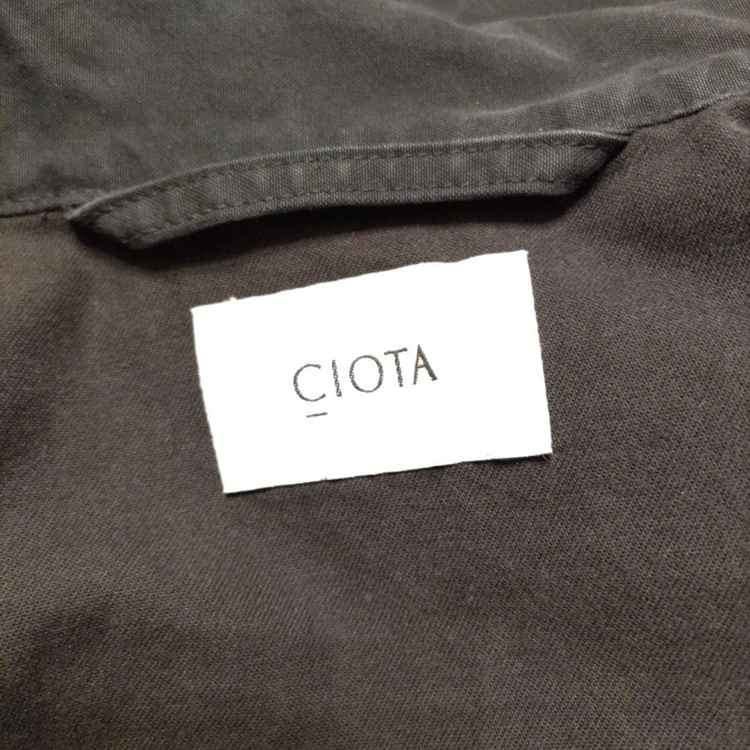 CIOTA ブラックハーフコート　ジャケット　サイズ7