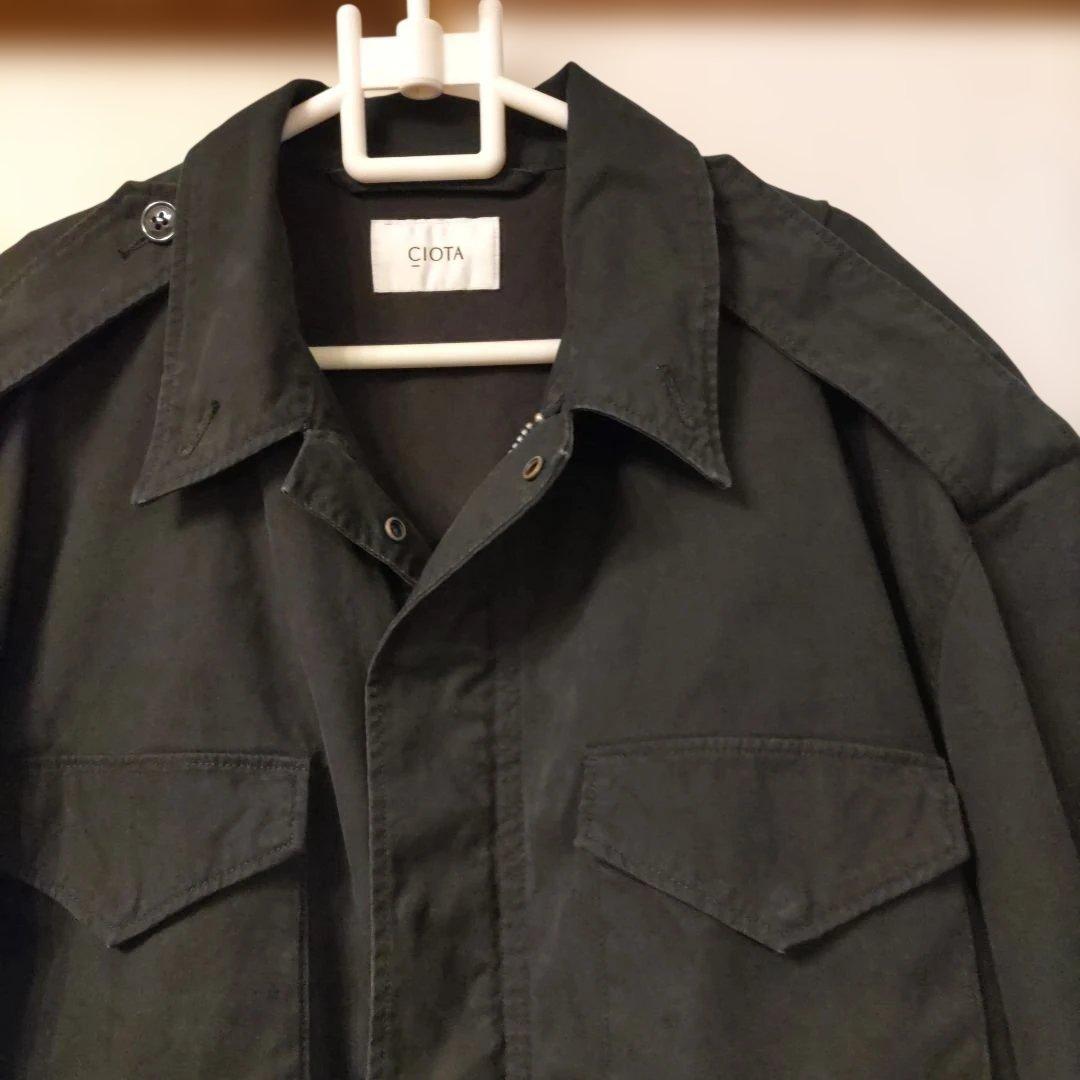 CIOTA ブラックハーフコート　ジャケット　サイズ7