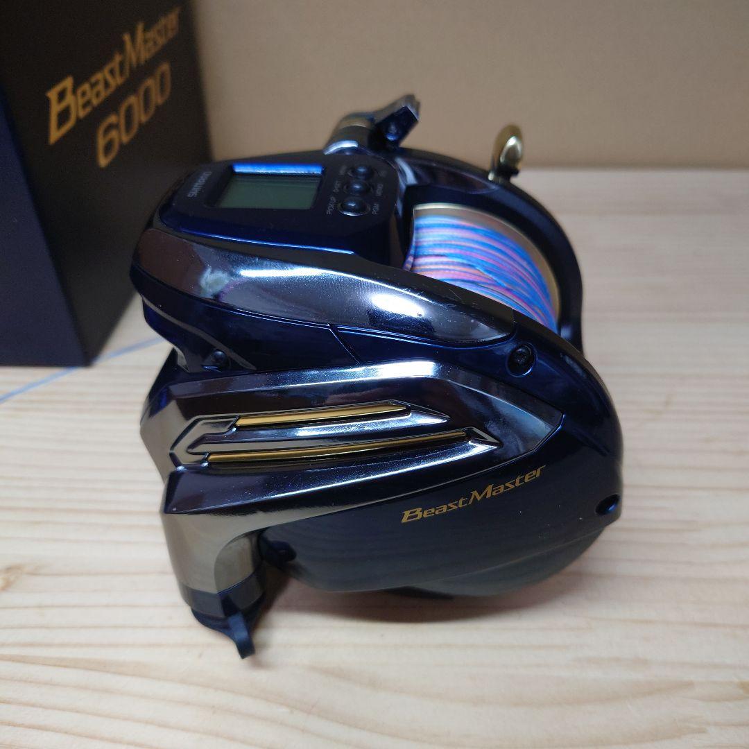 シマノ　19ビーストマスター 6000 電動リール　８号ライン付距離少