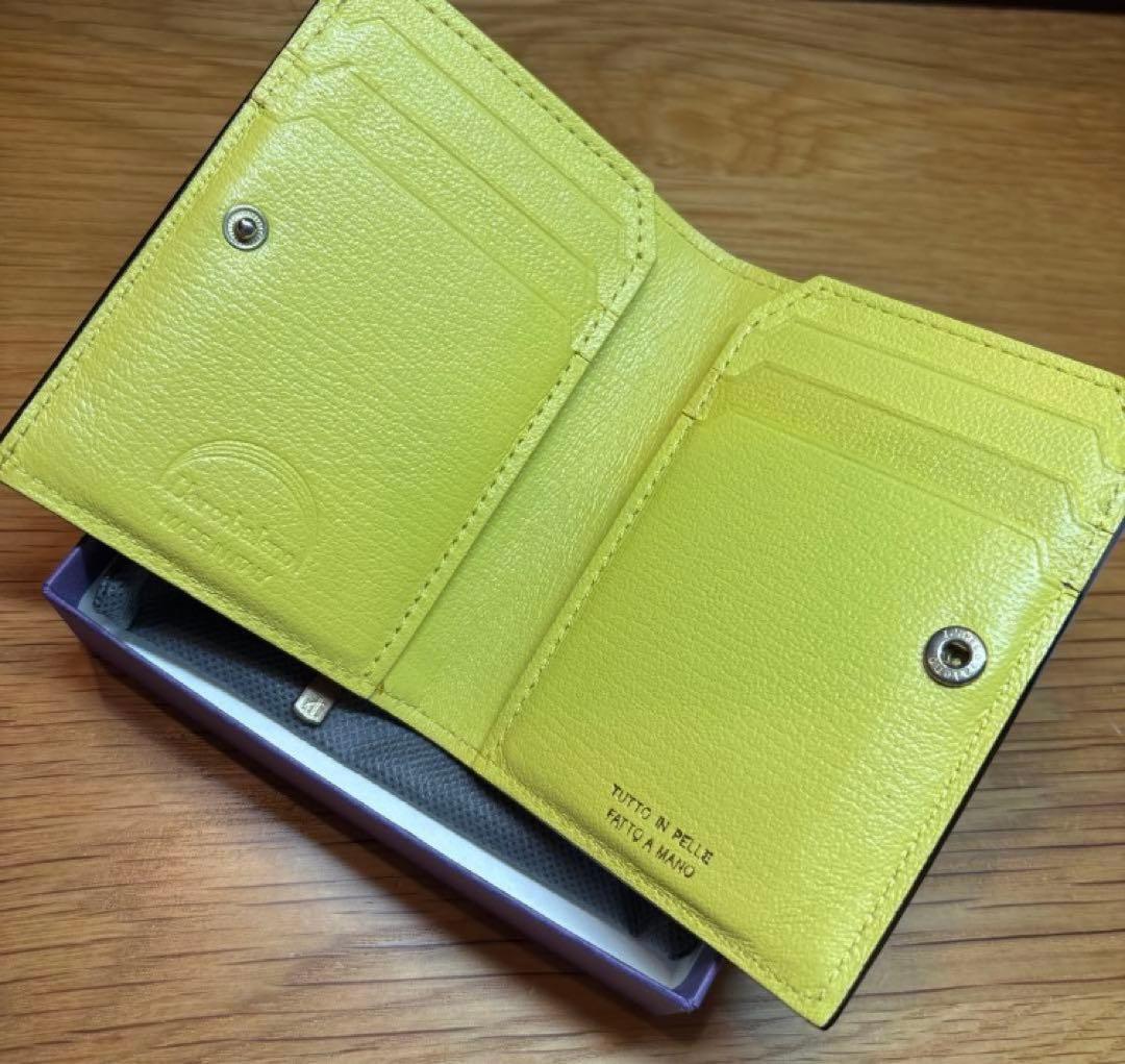 L'arcobaleno スマートカードウォレット　yellow＊yellow＊