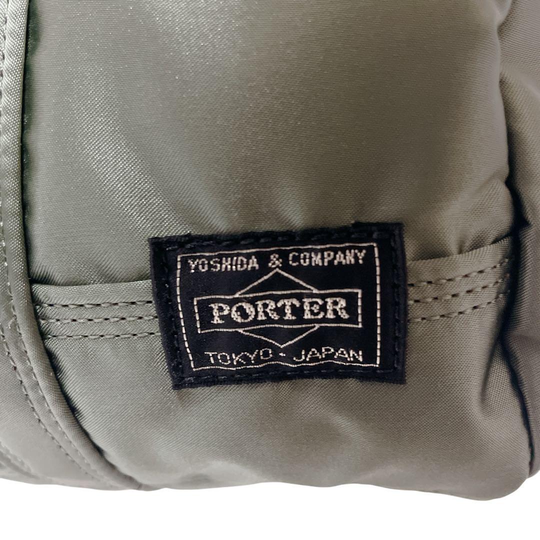 【未使用級】廃盤品 ポーター タンカー ミニボストンバッグ Sサイズ セージ