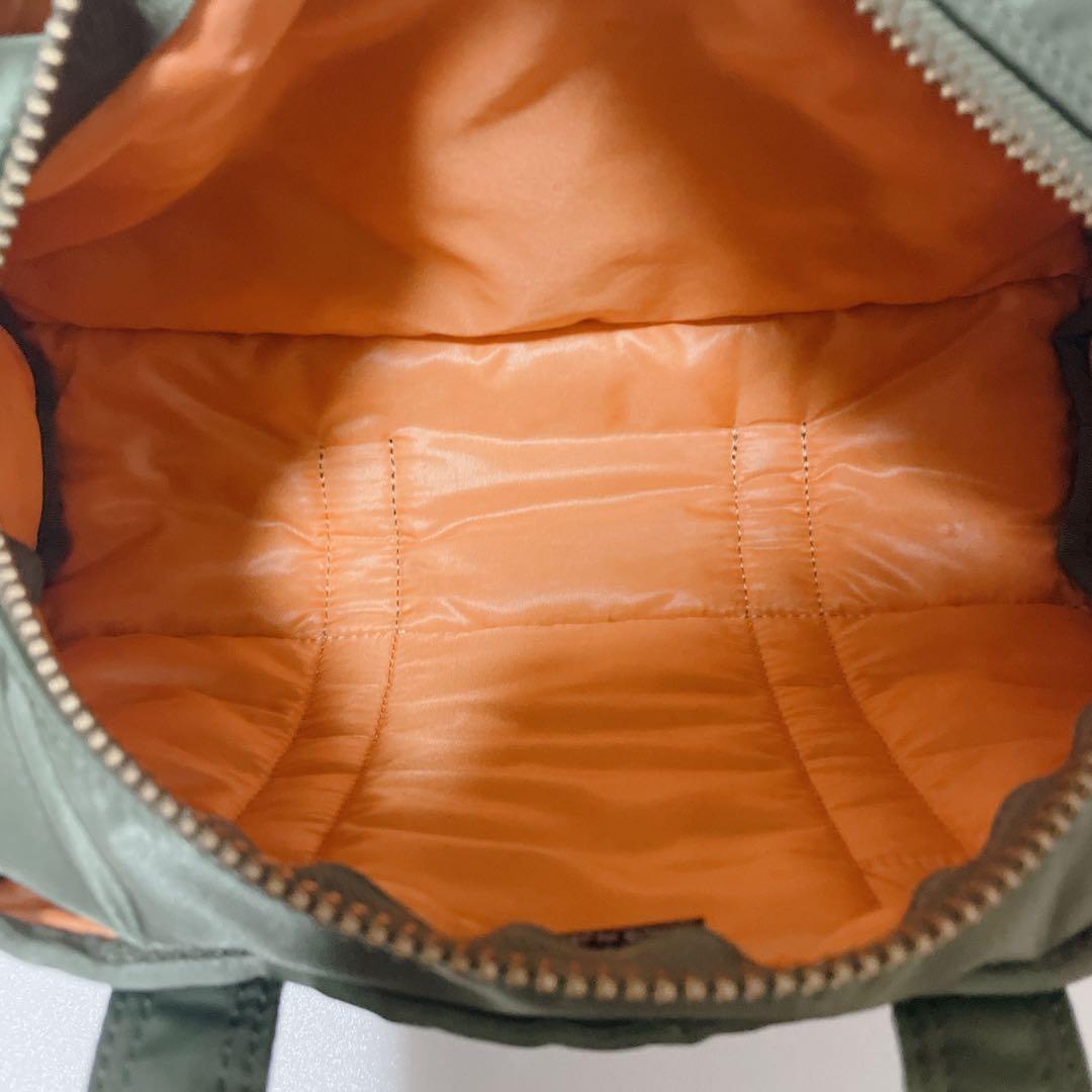 【未使用級】廃盤品 ポーター タンカー ミニボストンバッグ Sサイズ セージ