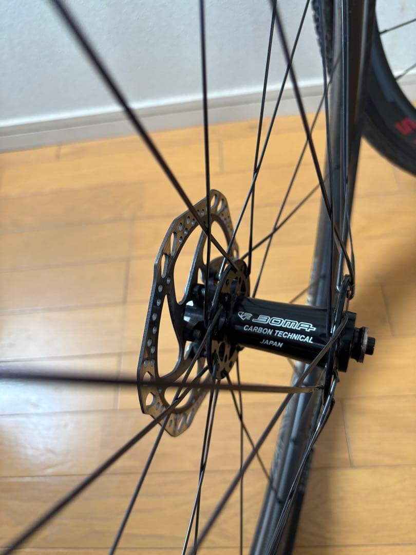 BOMA カーボンホイール 700C チューブラー 前後セット QR ディスク用