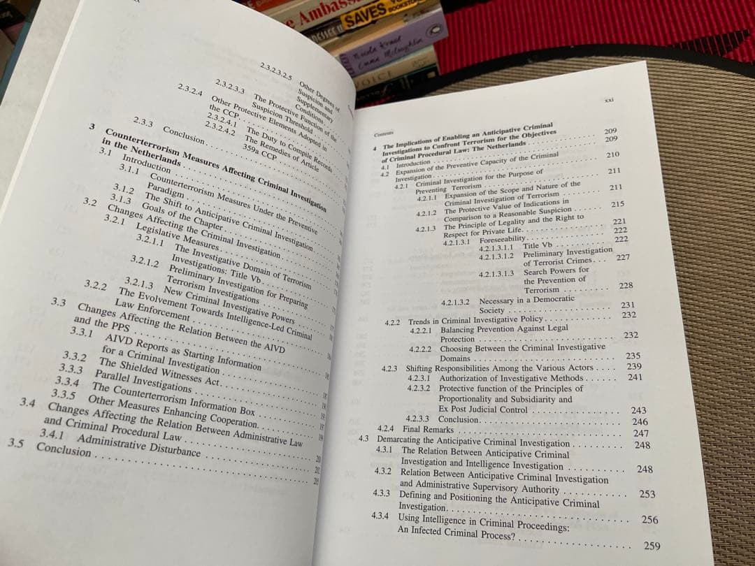 洋書 Anticipative Criminal Investigation