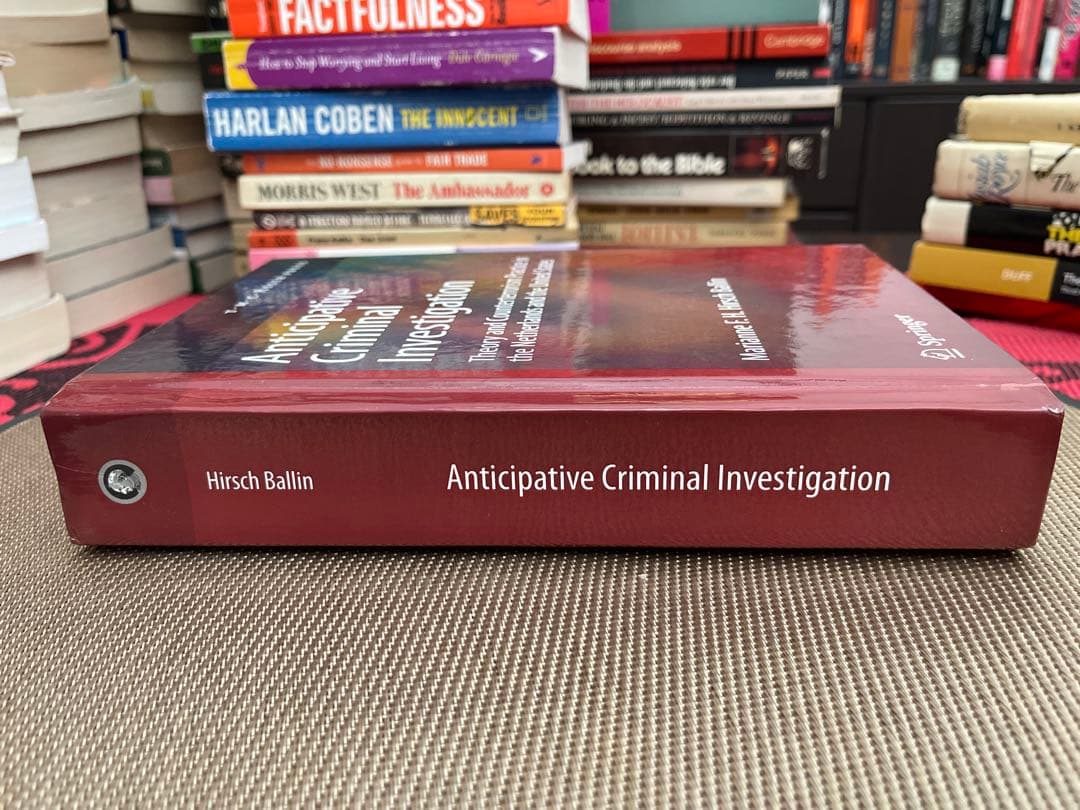 洋書 Anticipative Criminal Investigation