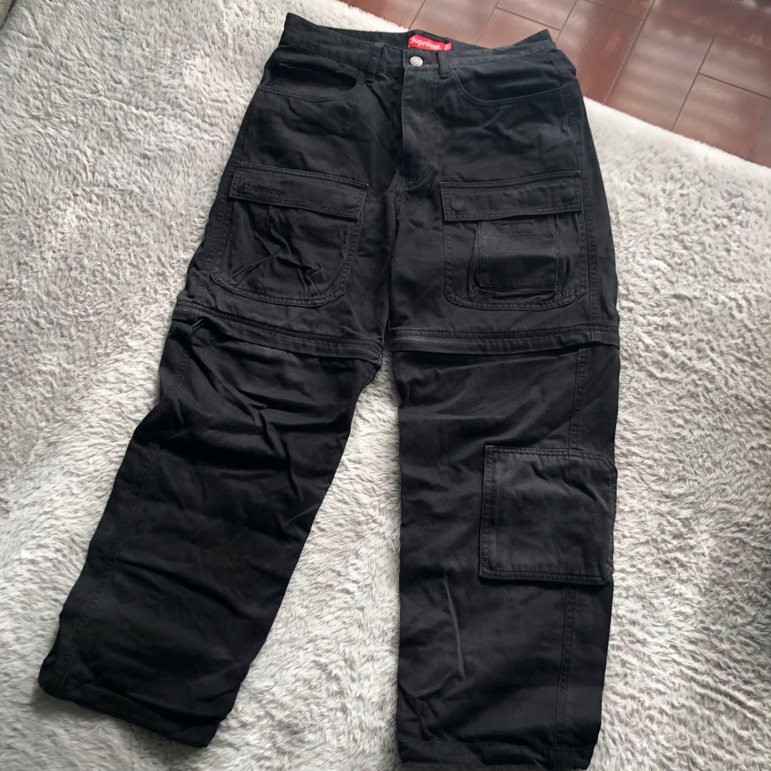 パンツ 21aw Supreme Zip-Off Utility Pant Black