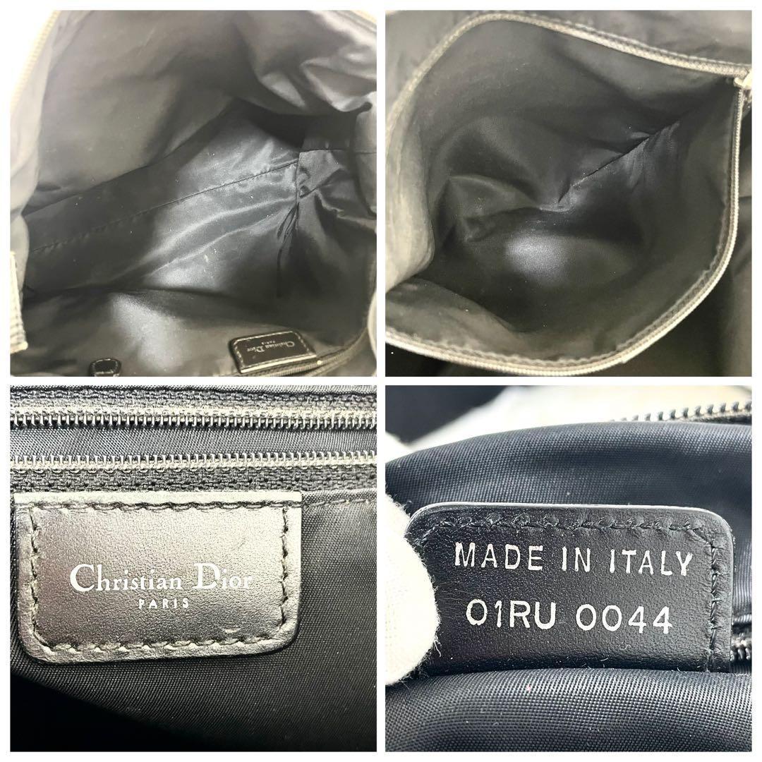 クリスチャンディオール　Dior トロッター　ショルダーバッグ　キャンバス