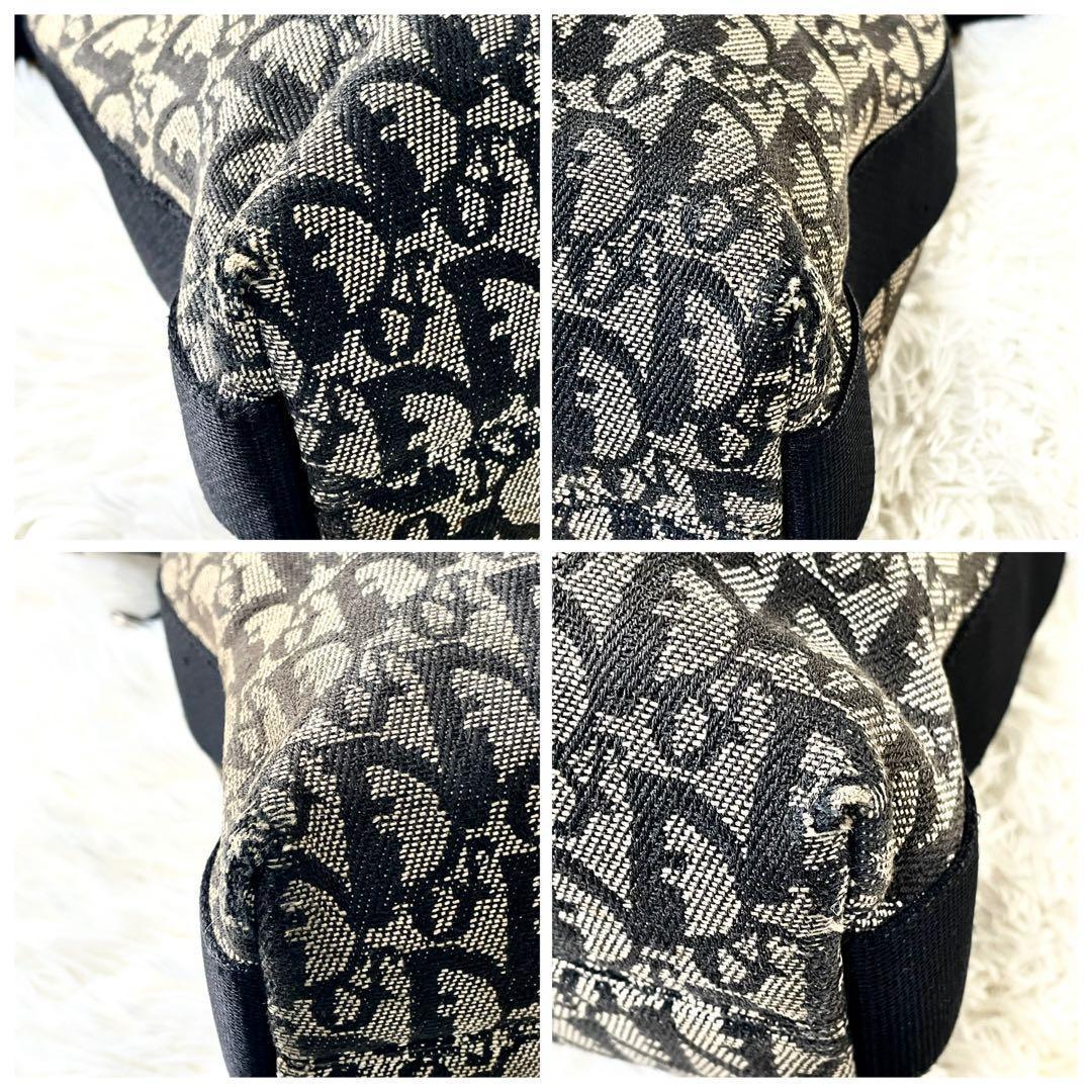 クリスチャンディオール　Dior トロッター　ショルダーバッグ　キャンバス