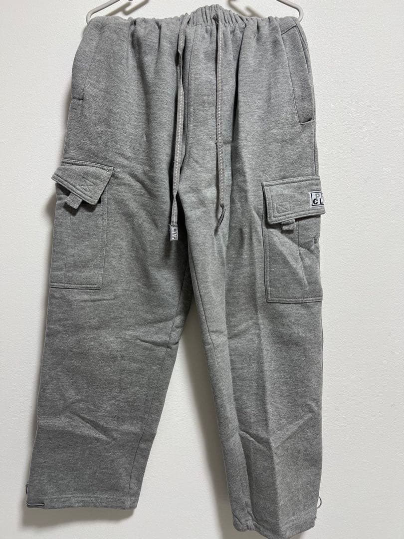 PRO CLUB グレー カーゴパンツ