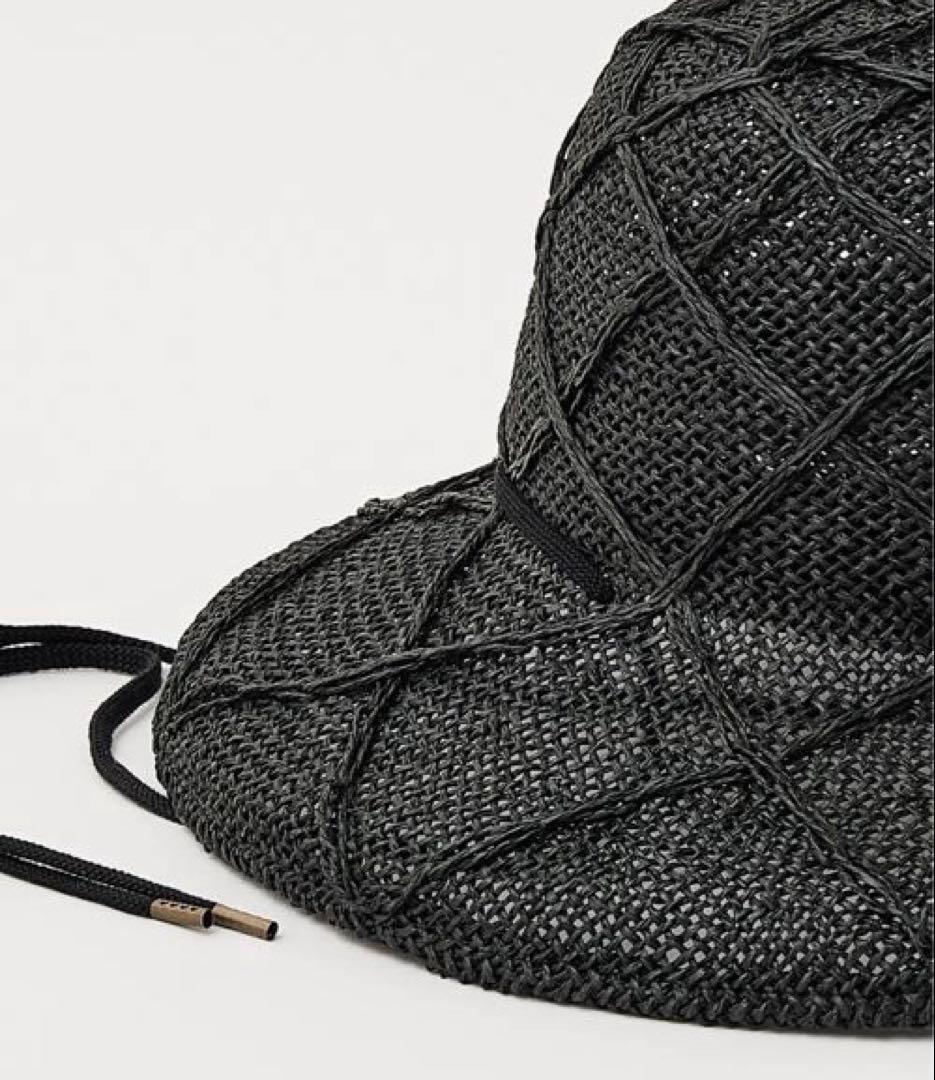 美品 La Maison de Lyllis ハット　ブラック