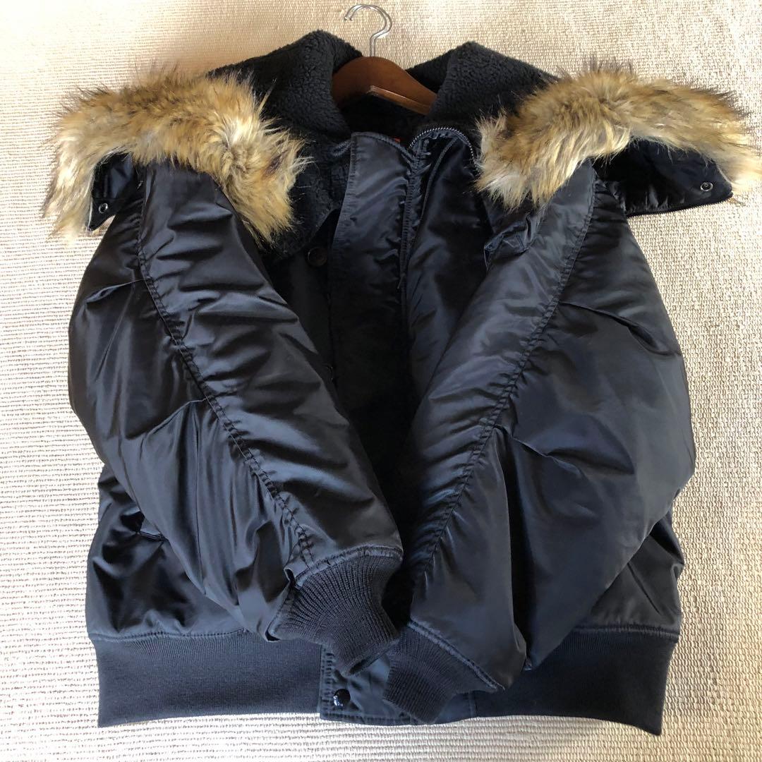 BEAMS ビームス N-2B フライトジャケット ブラック 黒 プリマロフト