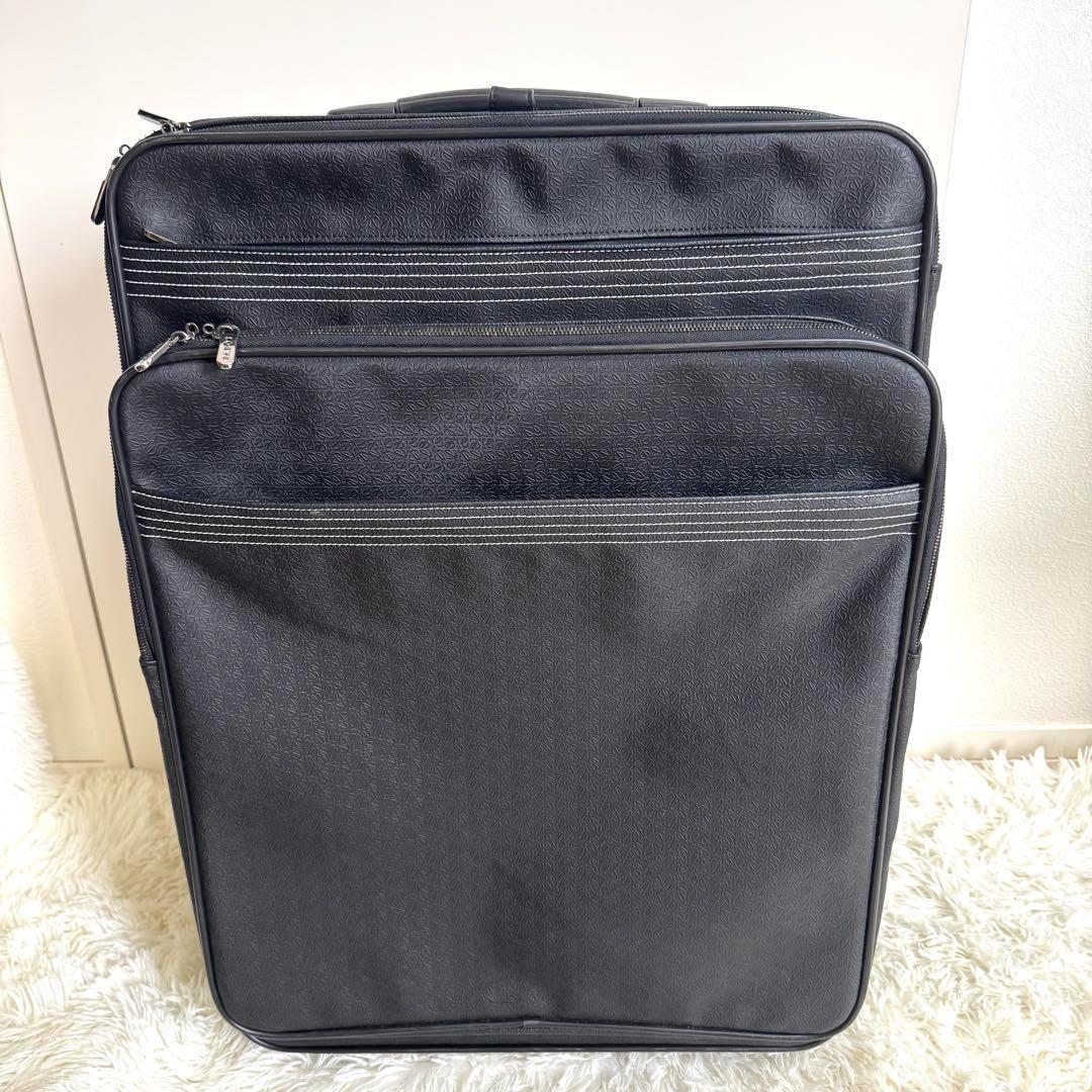 【希少】ロエベ　アナグラム　2way キャリーケース　スーツケース
