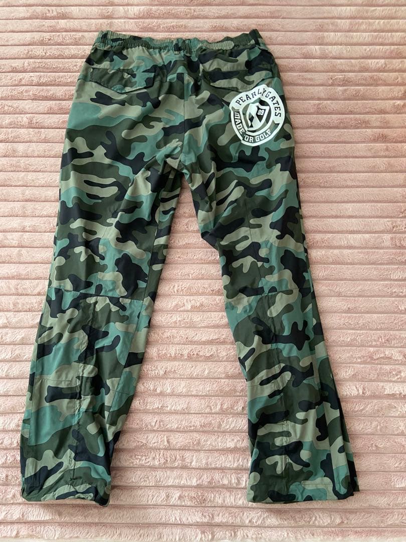 PEARLY GATESパーリーゲイツ防風レインスーツ サイズ５(L)迷彩ゴルフ