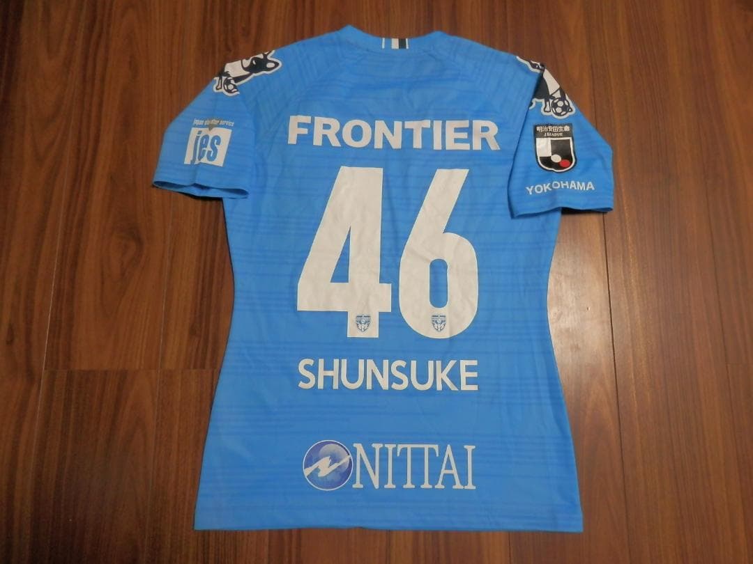 【NEW】【中村俊輔】【未使用品】【Jリーグパッチ付】横浜FC(2019)