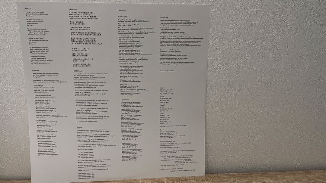 illion LP レコード(P.Y.L UBU)/野田洋次郎/RADWIMPS