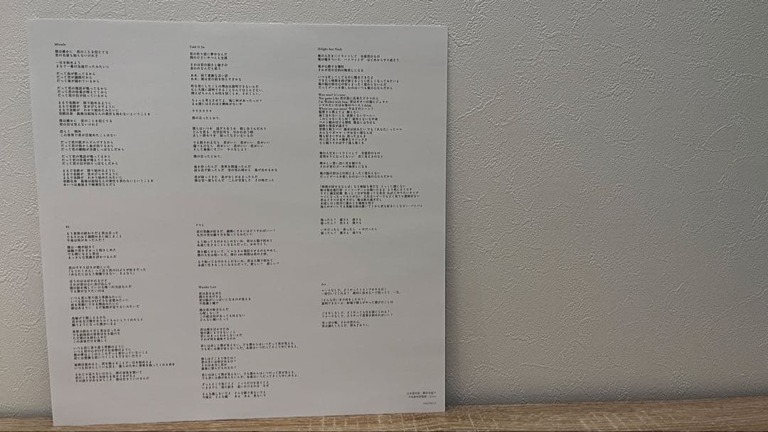 illion LP レコード(P.Y.L UBU)/野田洋次郎/RADWIMPS