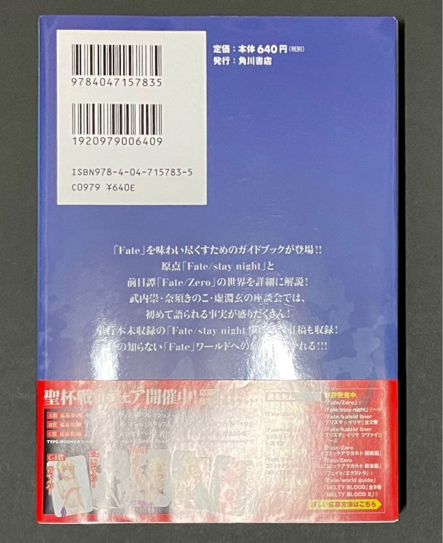 Fate/world guide フェイト ワールドガイド 初版