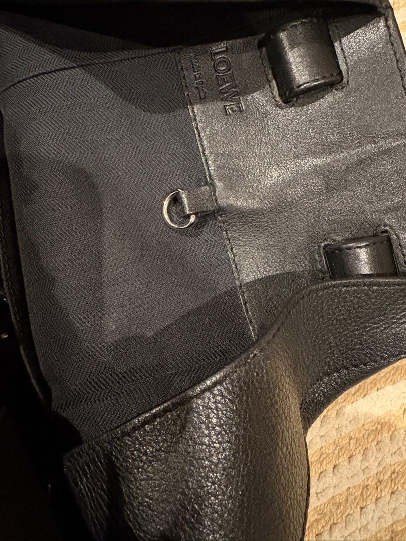 y*s様 LOEWE ロエベ　ハンモック　ミディアム　ブラック　バッグ