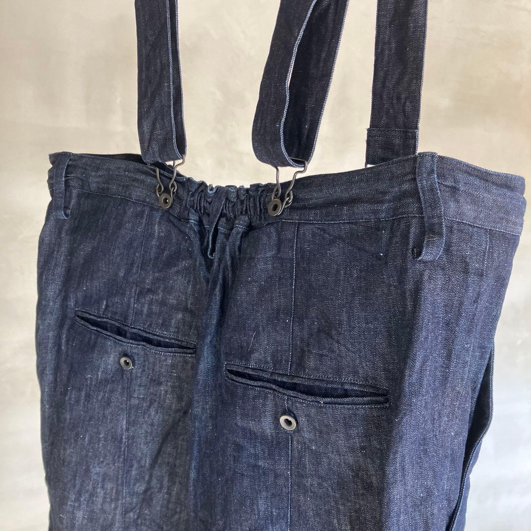 デニム サロペット サスペンダー付