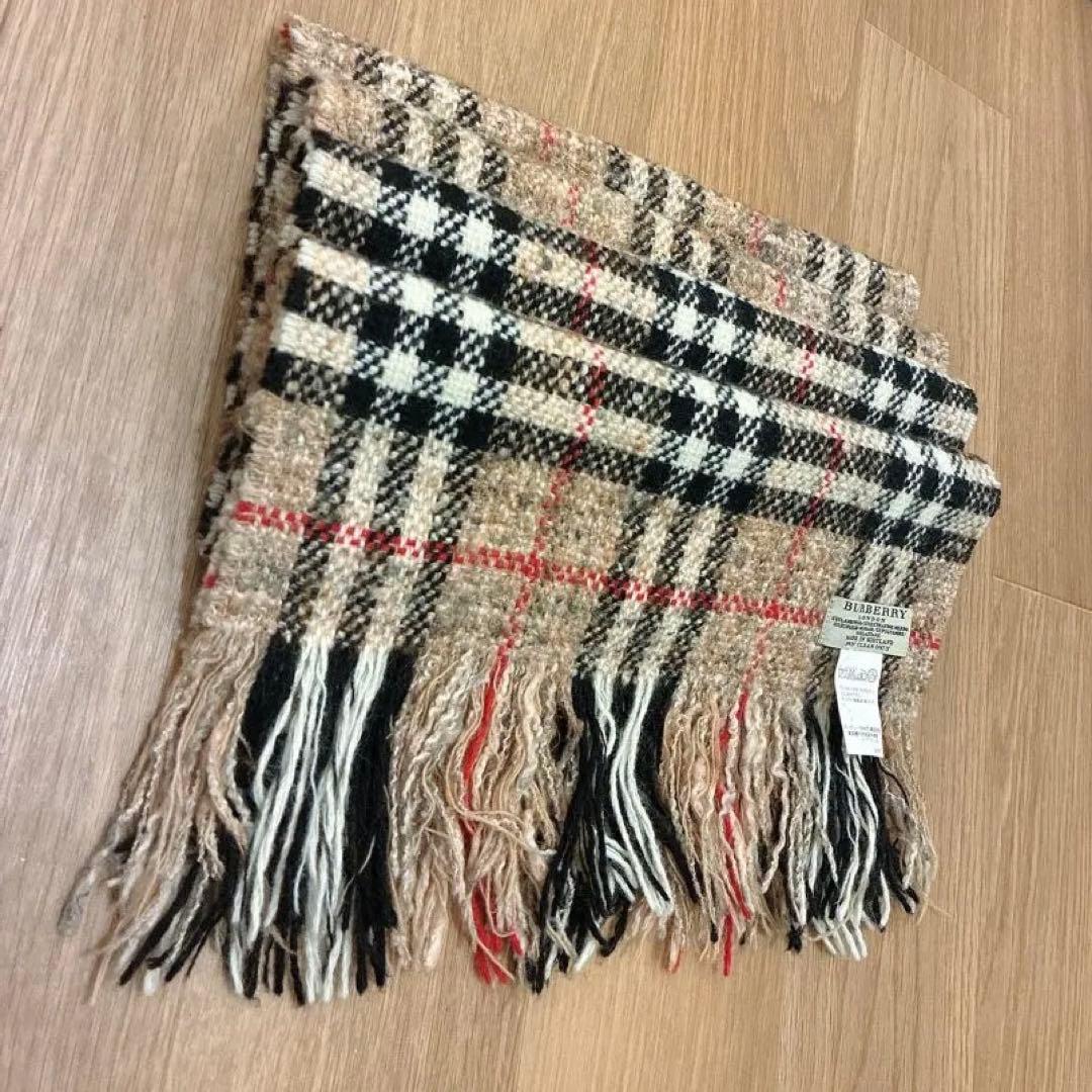 クリーニング済【極美品】BURBERRY LONDON マフラー ノバチェック