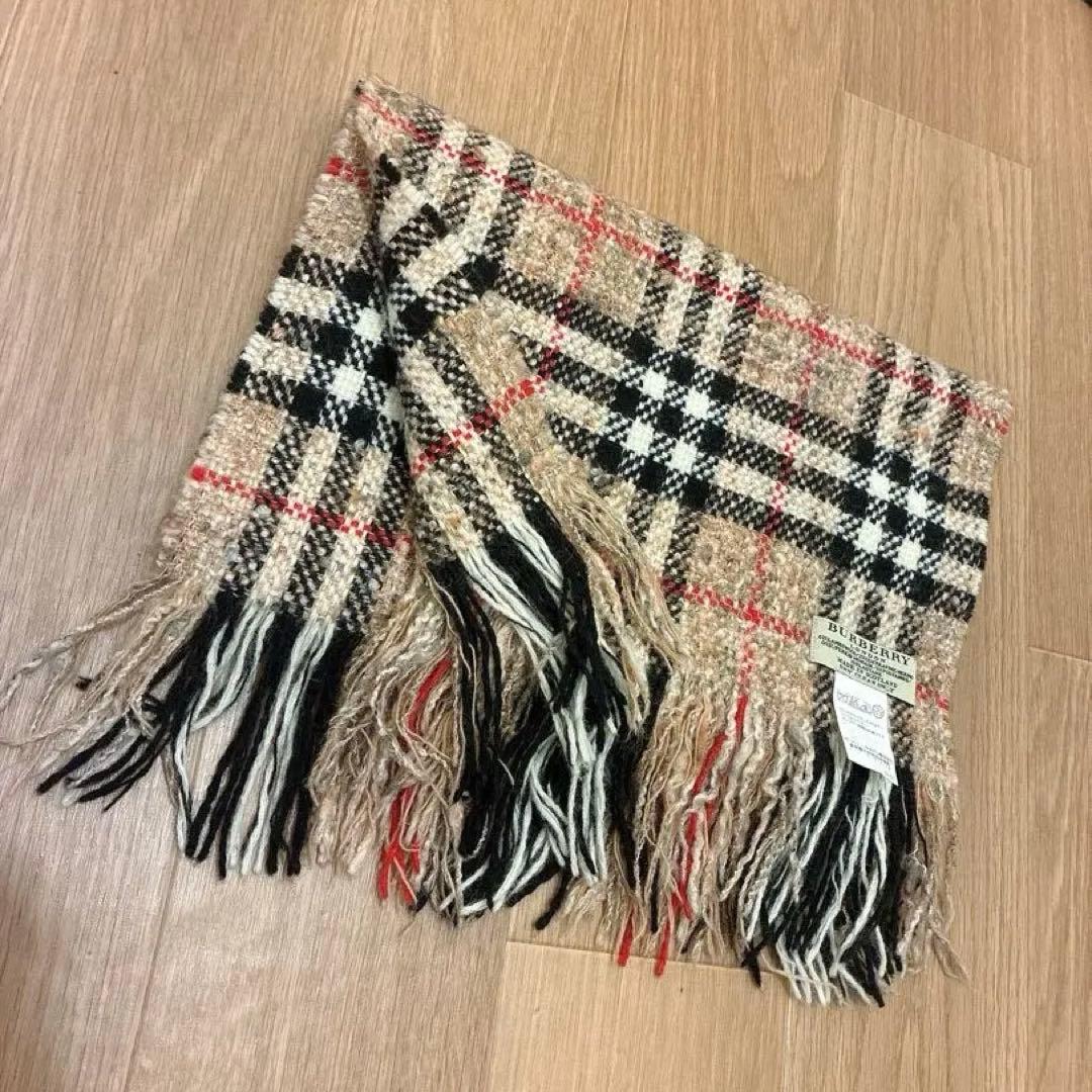 クリーニング済【極美品】BURBERRY LONDON マフラー ノバチェック