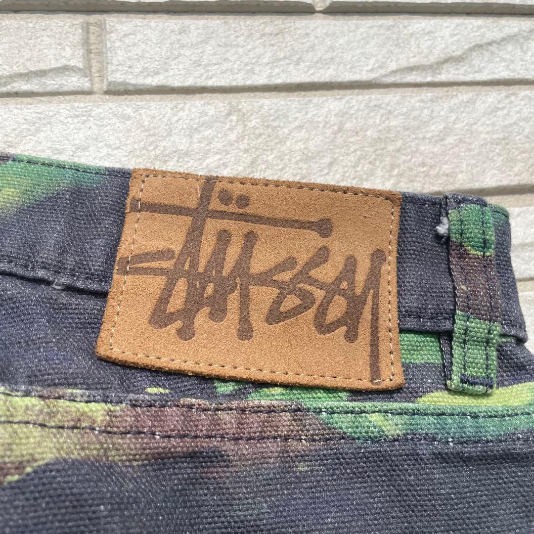 STUSSY　パンツ　34　迷彩　ダック