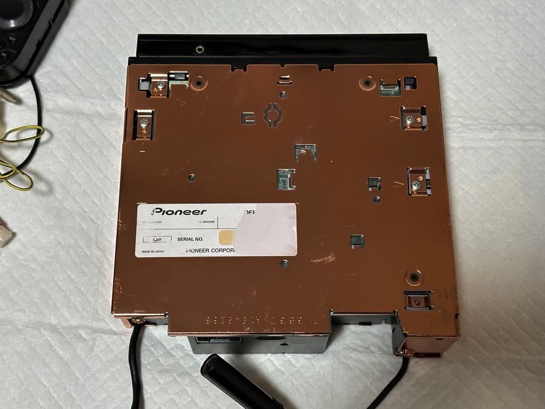 Pioneer carrozzeria DEH-P01 リモコン、配線有り