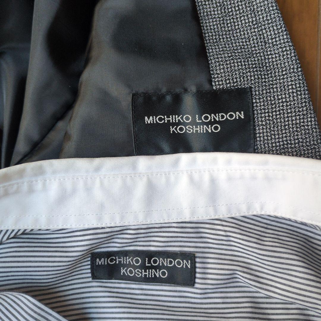 【MICHIKO LONDON】男の子スーツ5点セット 120 靴おまけ