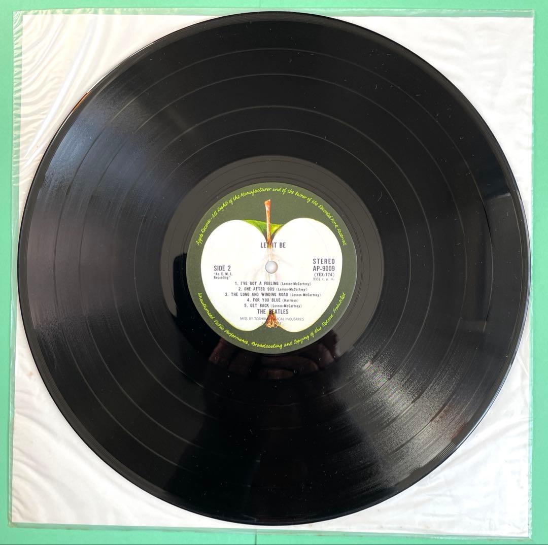 ビートルズ　レットイットビー　AP-9009 レコード ブックレット付初版限定盤