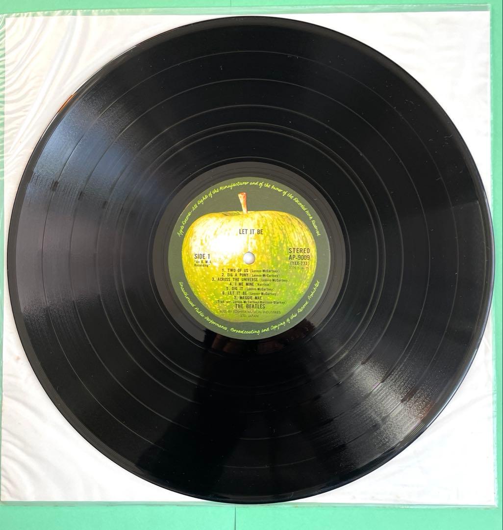 ビートルズ　レットイットビー　AP-9009 レコード ブックレット付初版限定盤