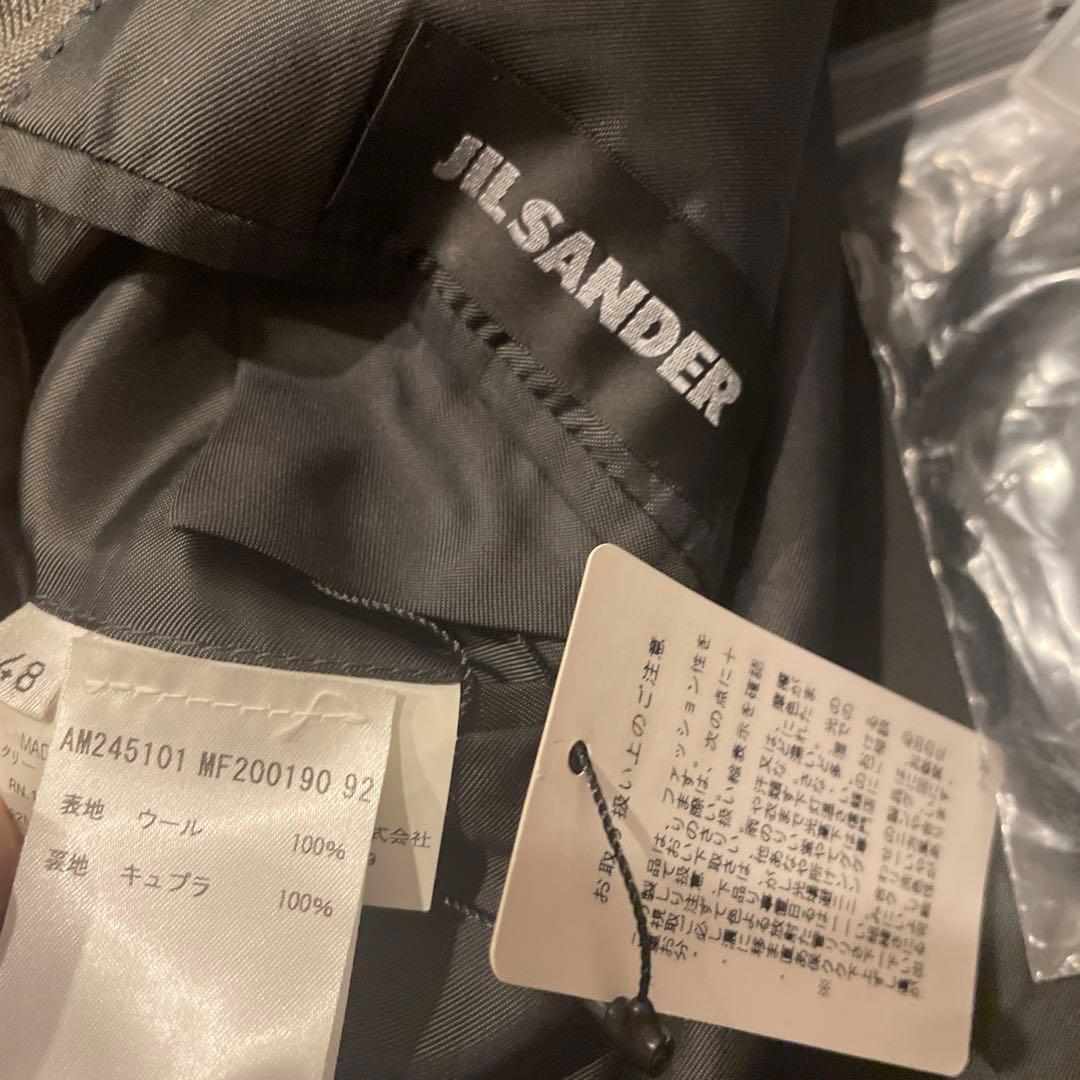 【美品】ジルサンダー　グレースーツ　ラフシモンズ期　サイズ48 ハンガー付