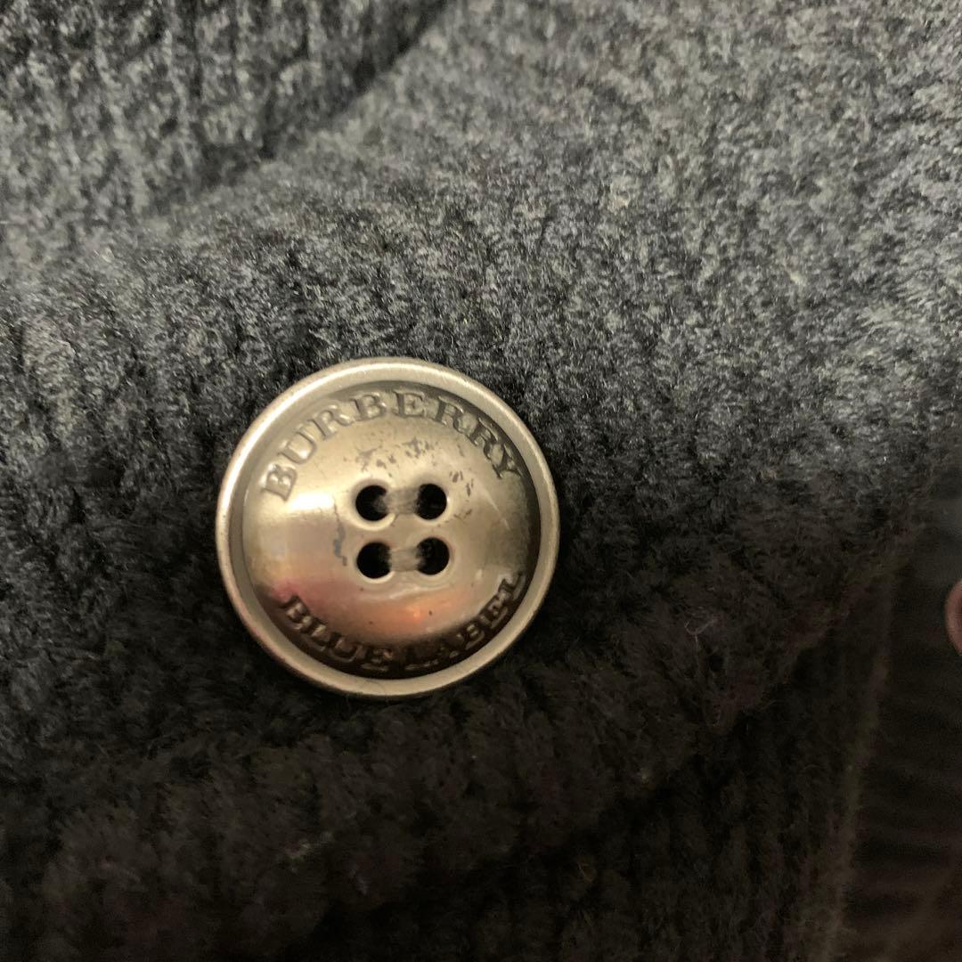 バーバリーロンドンブルーレーベル ポンチョ 三陽商会 ブラック 体型カバー 高級