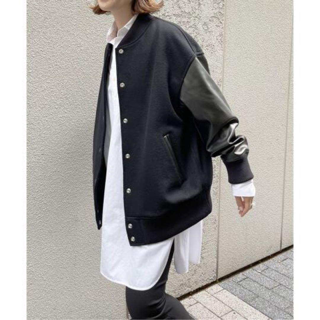 quq3・タグ付き新品・スピックアンドスパン　スタジアムジャンパー