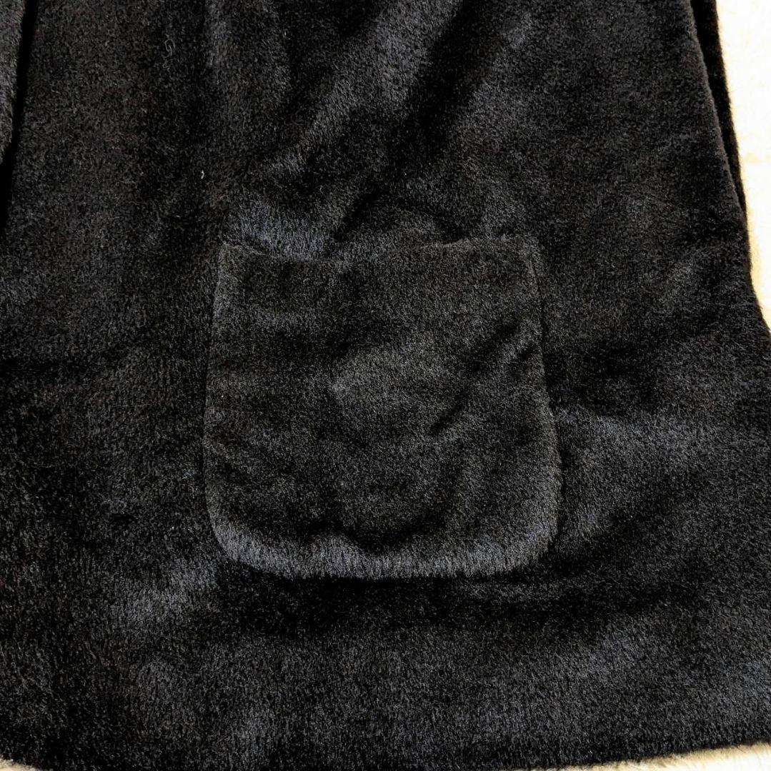 ✨美品✨ ADORE アドーア ポンチョ シャギー アルパカ混 ブラック M
