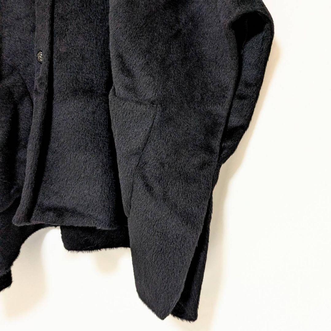 ✨美品✨ ADORE アドーア ポンチョ シャギー アルパカ混 ブラック M