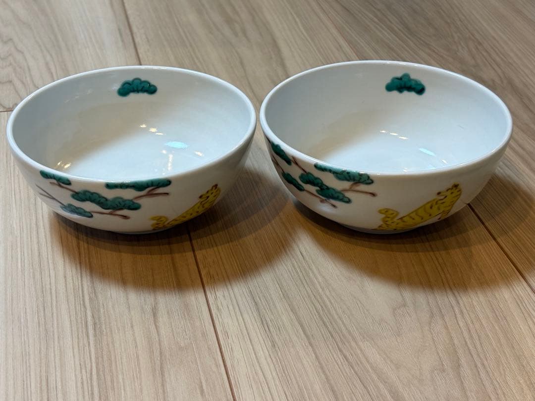 中町いずみ　虎　飯碗　茶碗　2個セット