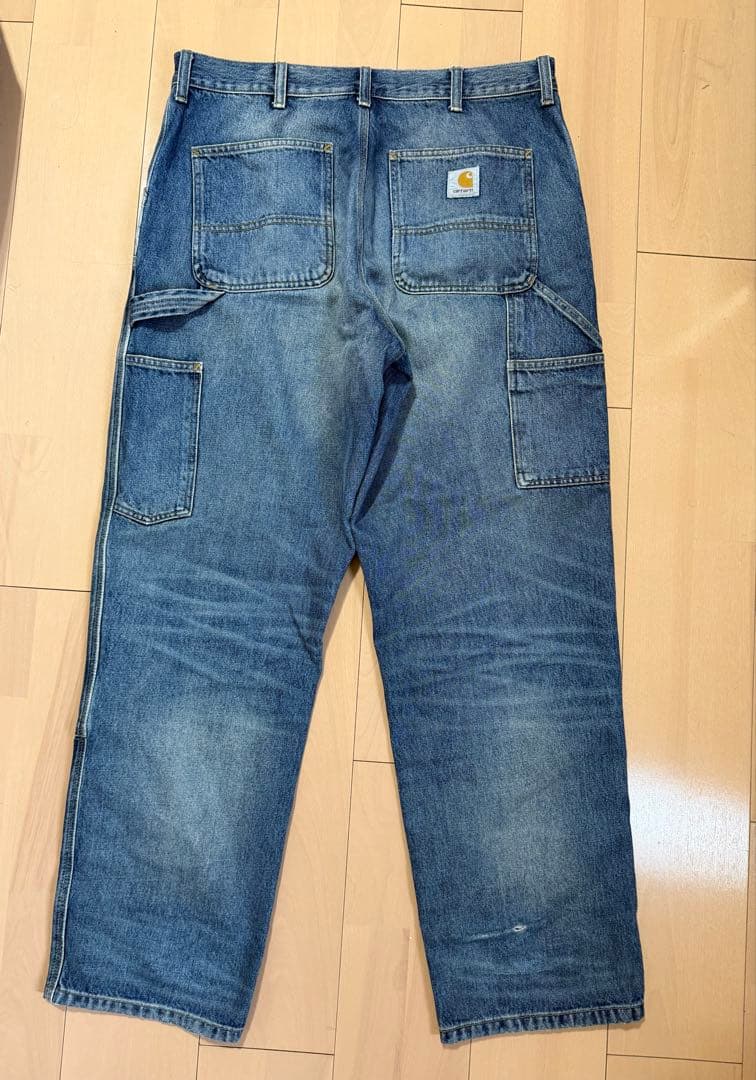 【レアサイズ】Carhartt カーハート ダブルニーデニム W34 L32