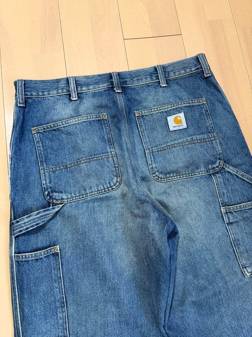 【レアサイズ】Carhartt カーハート ダブルニーデニム W34 L32
