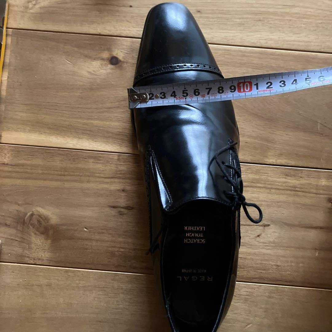 ブラックレザードレスシューズ27.5センチ相当