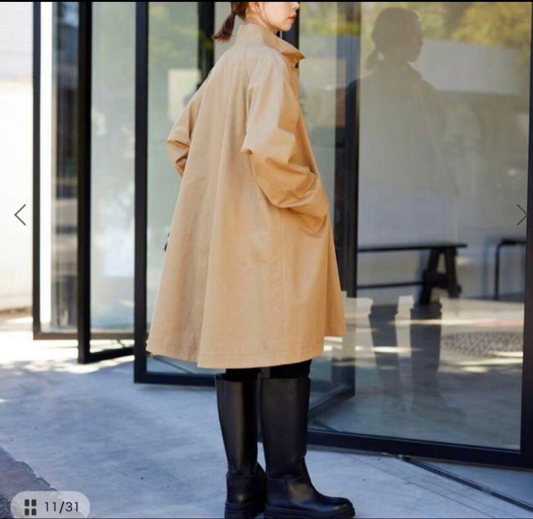 JOURNAL STANDARD スタンドカラーテントコート36 25ss