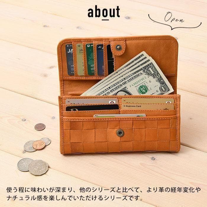 新品　なが財布　レディース　 本革　ズッケロ　大容量　牛革　長財布　ガマ口