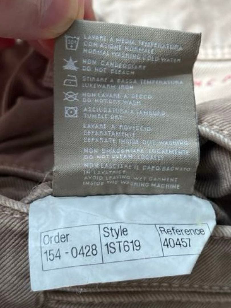 秋冬 INCOTEX SLACKS コットンパンツ 30 ベージュ