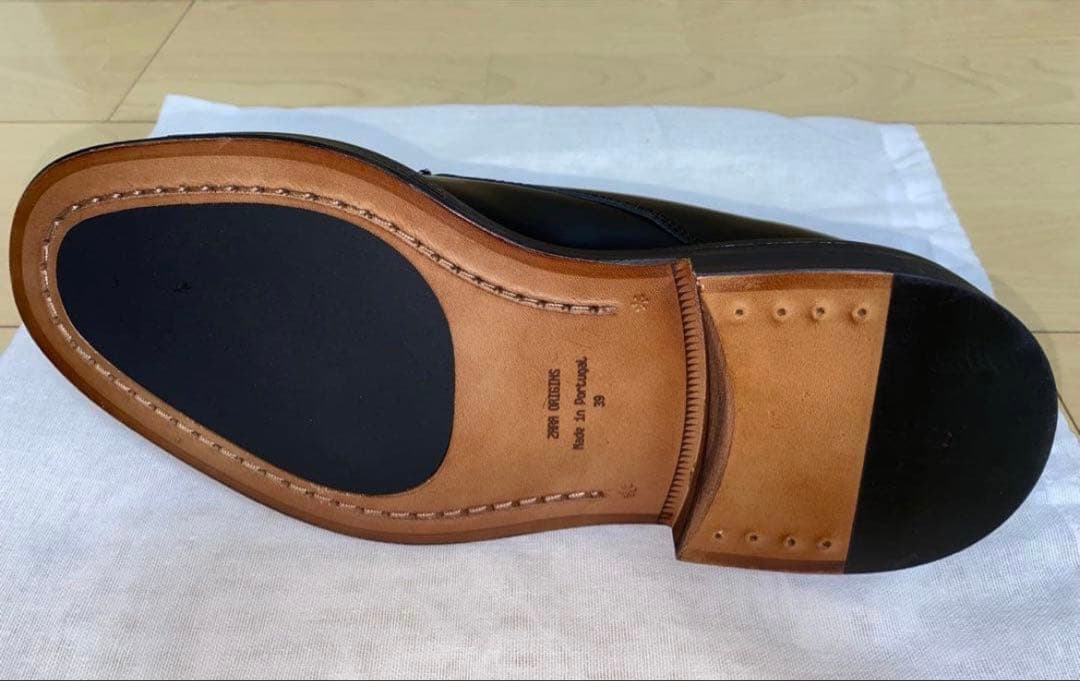 黒 ZARA ORIGINS レザーシューズ ビジネスシューズ ドレスアップ