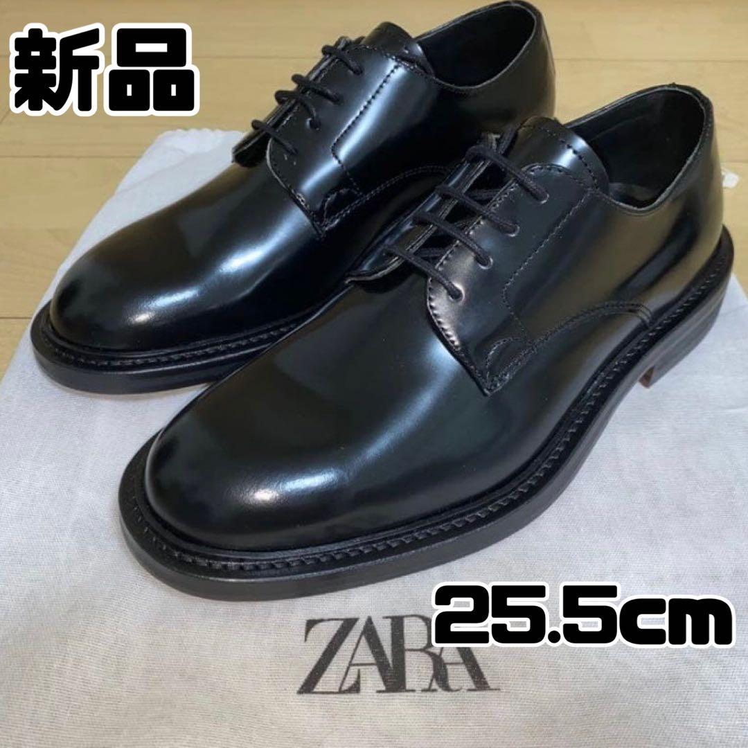 黒 ZARA ORIGINS レザーシューズ ビジネスシューズ ドレスアップ