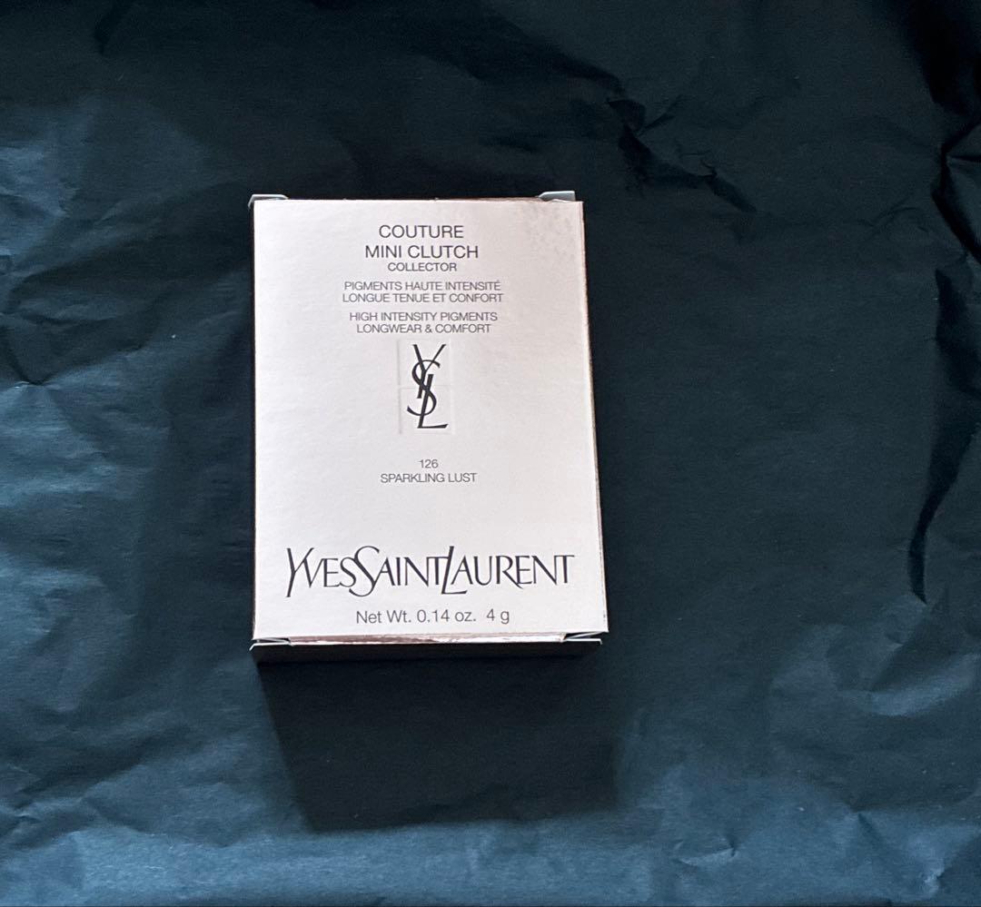 YSL イブサンローラン　クチュールミニクラッチ　126 アイシャドウ