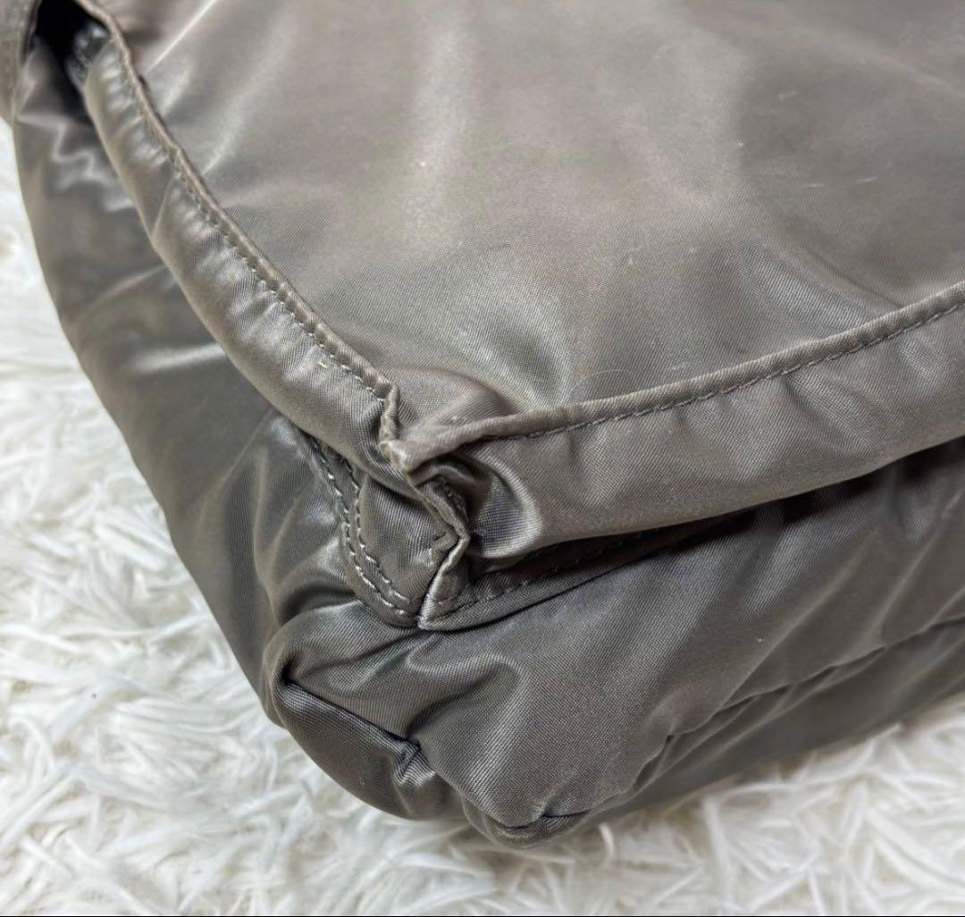 ポーター PORTER タンカー 薄型 ブリーフケース シルバーグレー