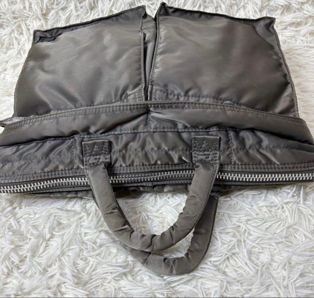 ポーター PORTER タンカー 薄型 ブリーフケース シルバーグレー