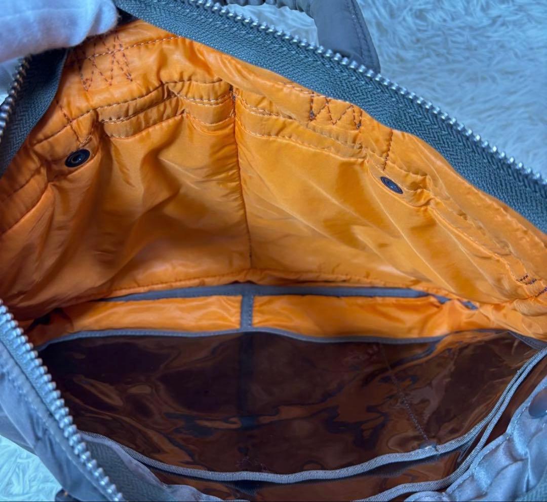 ポーター PORTER タンカー 薄型 ブリーフケース シルバーグレー