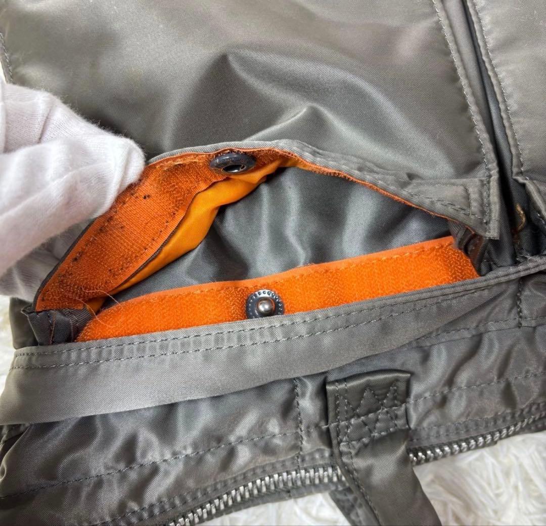 ポーター PORTER タンカー 薄型 ブリーフケース シルバーグレー