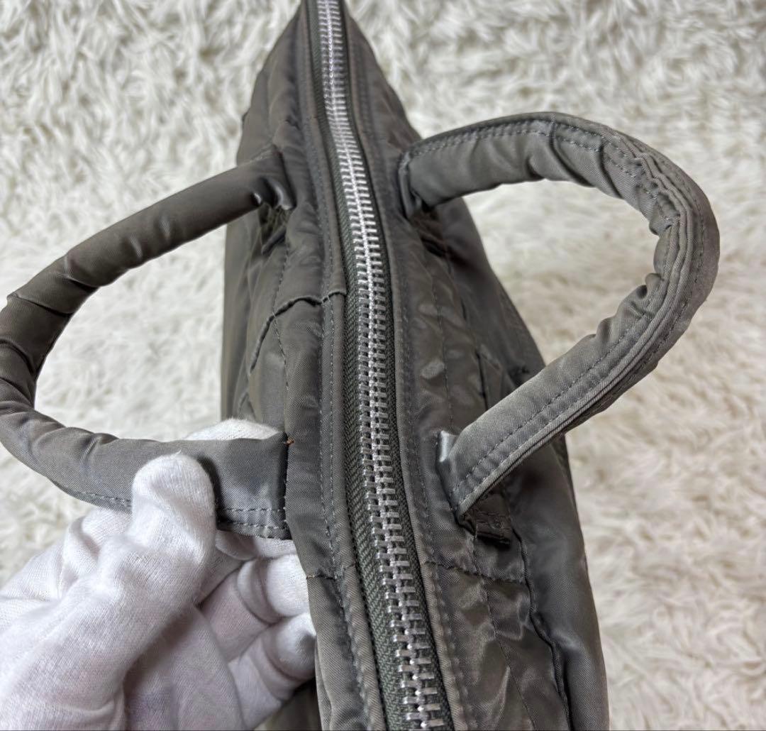 ポーター PORTER タンカー 薄型 ブリーフケース シルバーグレー